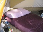 comfy bed and pillow