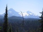 view of sisters (less hazy on Sunday)