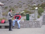 Windy Ridge Rest Stop. Gustavo and Neal.