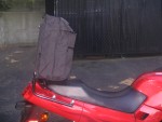 Highlight for Album: Ventura luggage on ninja 250.