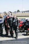 Elin and I. She kicked butt on her SV650 and helped me a lot that day.
