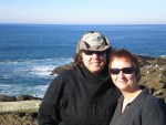 Laura and I at the coast
